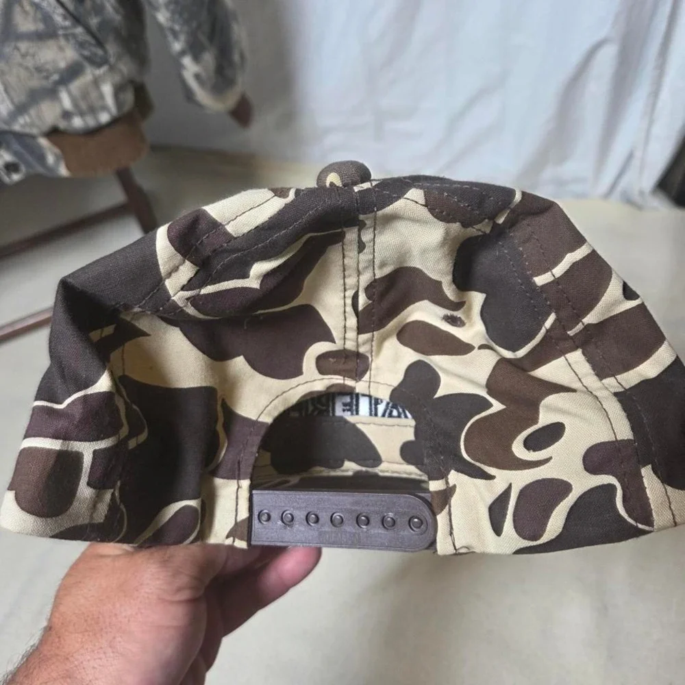 Vintage California Waterfowl‎ Camouflage Camo Snapback Hat Association cap - Picture 2 of 5